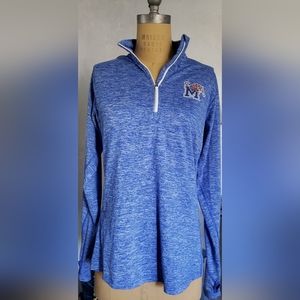 Nike Long sleeves Quarter Zip Pull-On Dri-Fit Sports Sweater Size L